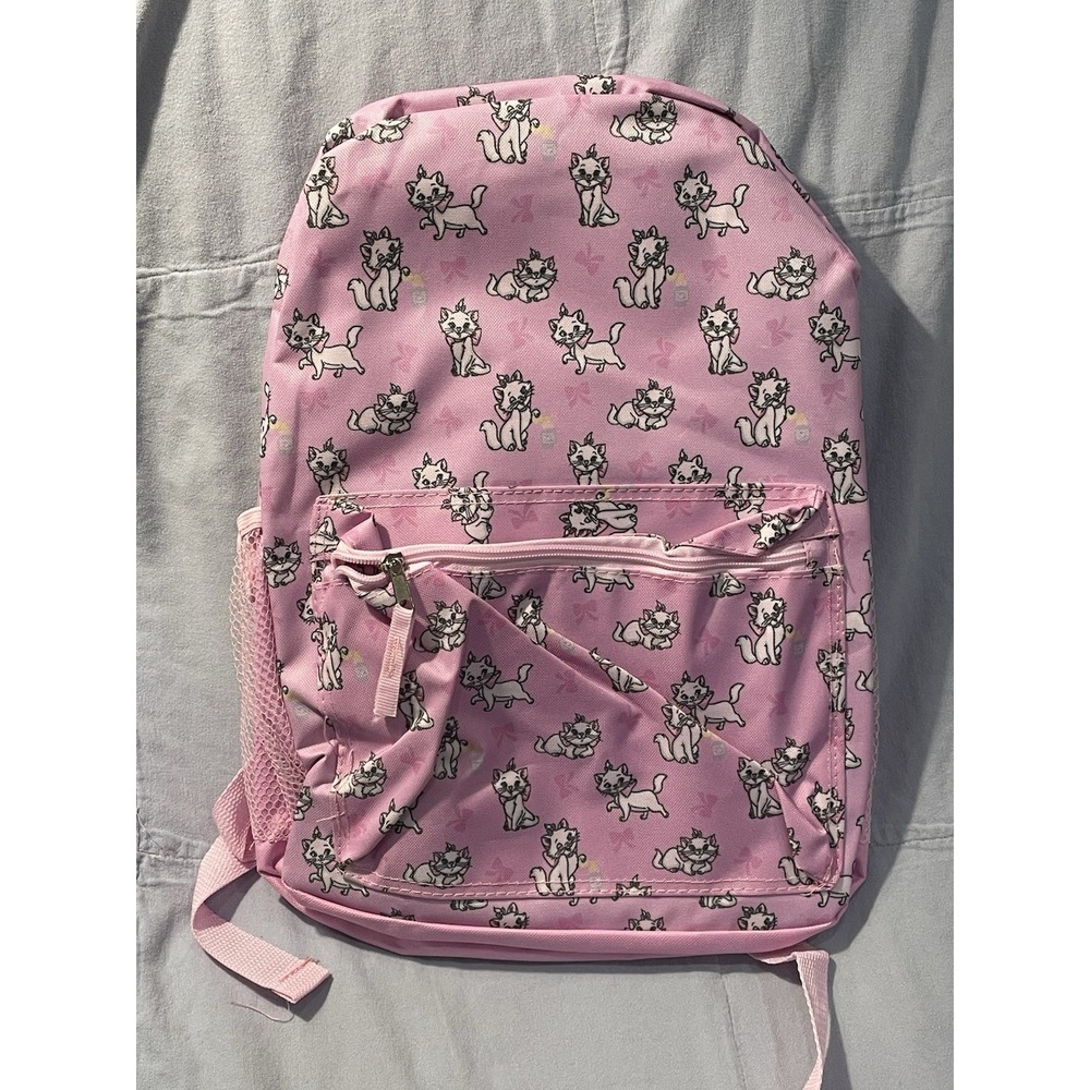NEW Walt Disney - Aristocats - Marie - Pink/Purple Colored 15" X 12" Backpack